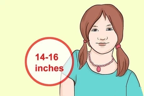 تعیین سایز گردنبند بچه گانه