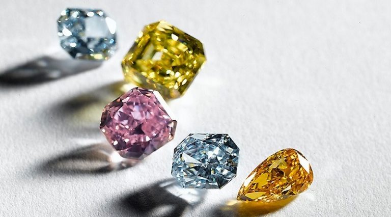 انواع رنگ‌های الماس
