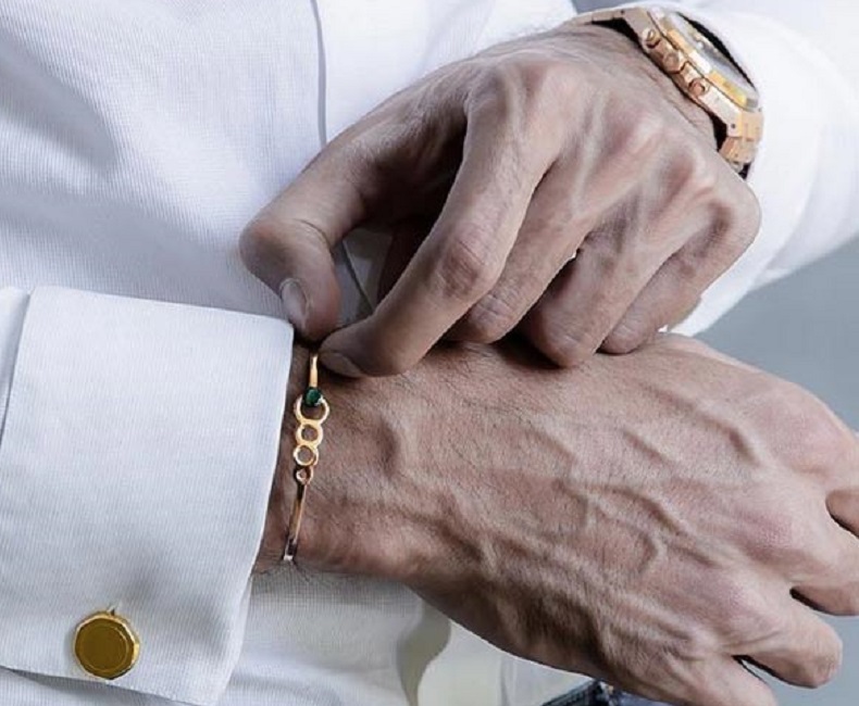 انواع زیورآلات دستبند طلا مردانه