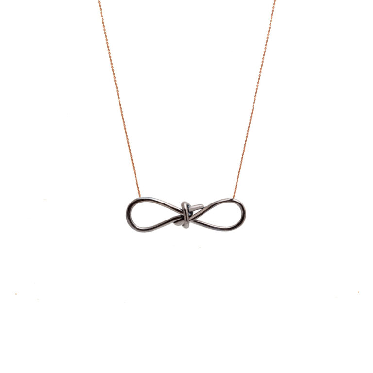 پرسته گردنبند طلا پاپیون