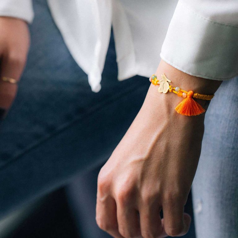 دستبند طلا انبه