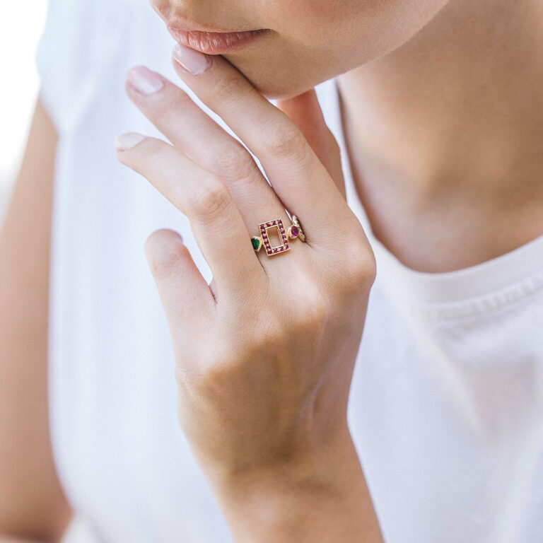 پرسته انگشتر طلا Azalea