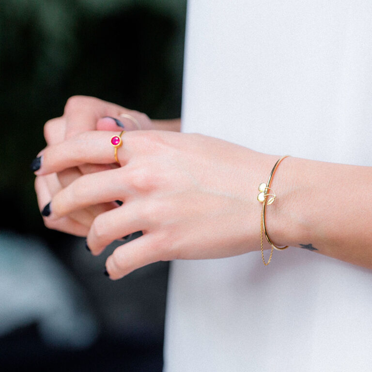 پرسته النگو طلا گیلاس ۲