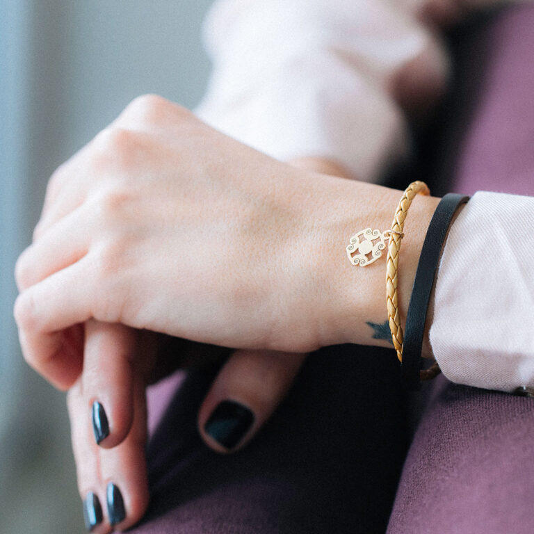 دستبند طلا اسلیمی ۲