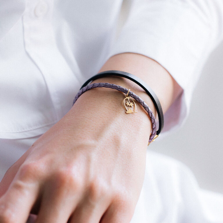 دستبند طلا گنجشک 2