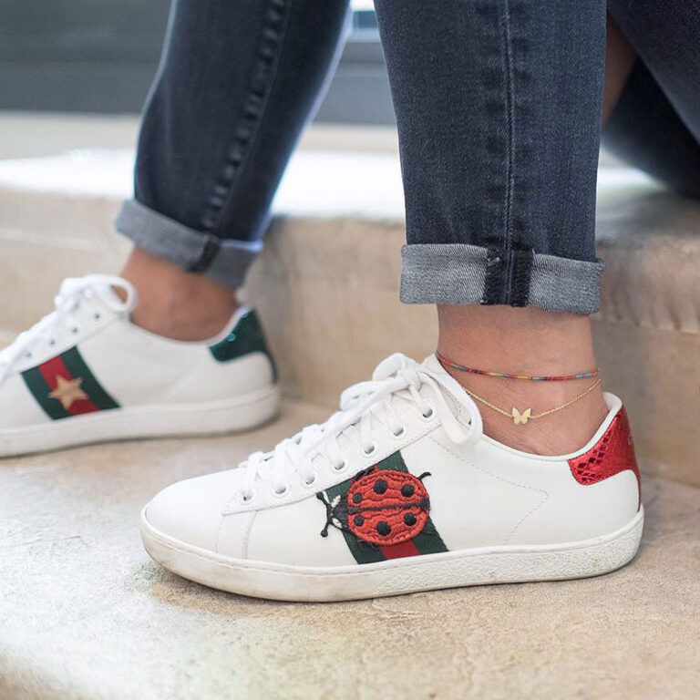 پرسته پابند طلا پروانه