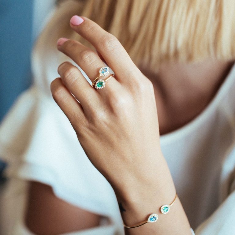 پرسته انگشتر طلا اطلس