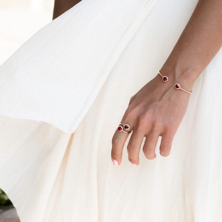 پرسته انگشتر طلا آویور