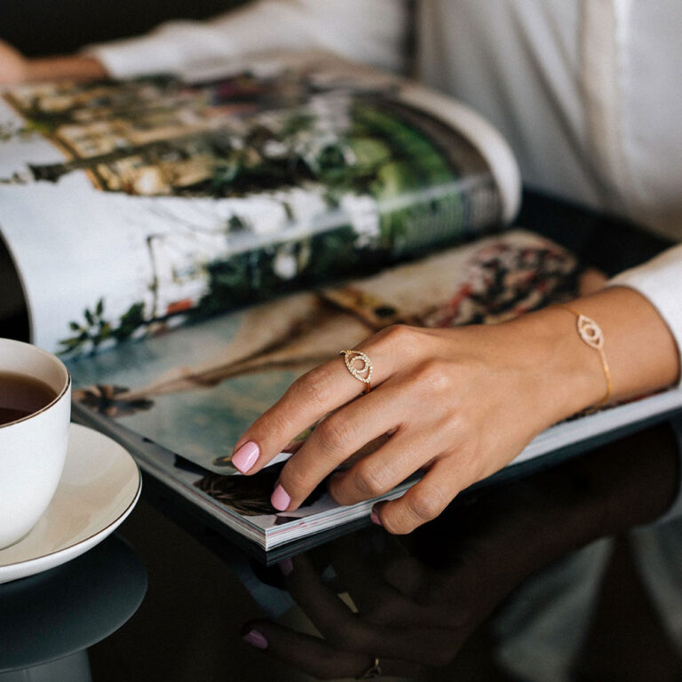 دستبند طلا چشم