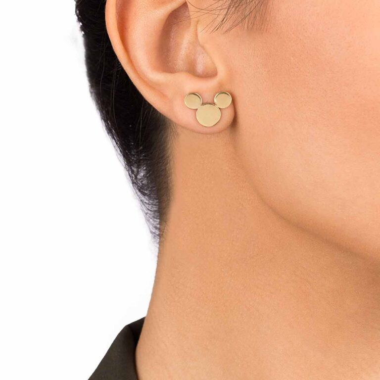 گوشواره طلا Mickey mouse