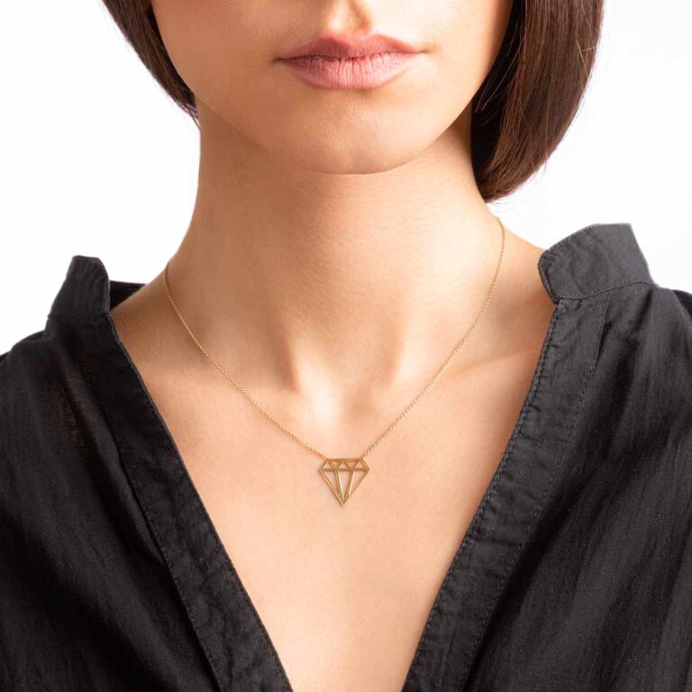 گردنبند طلا الماس