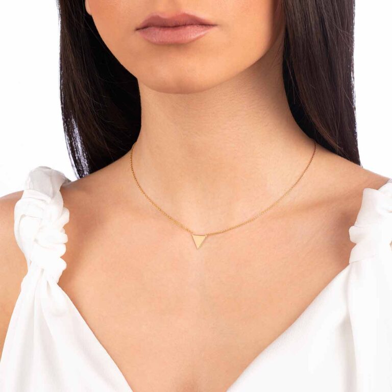 گردنبند طلا مثلث