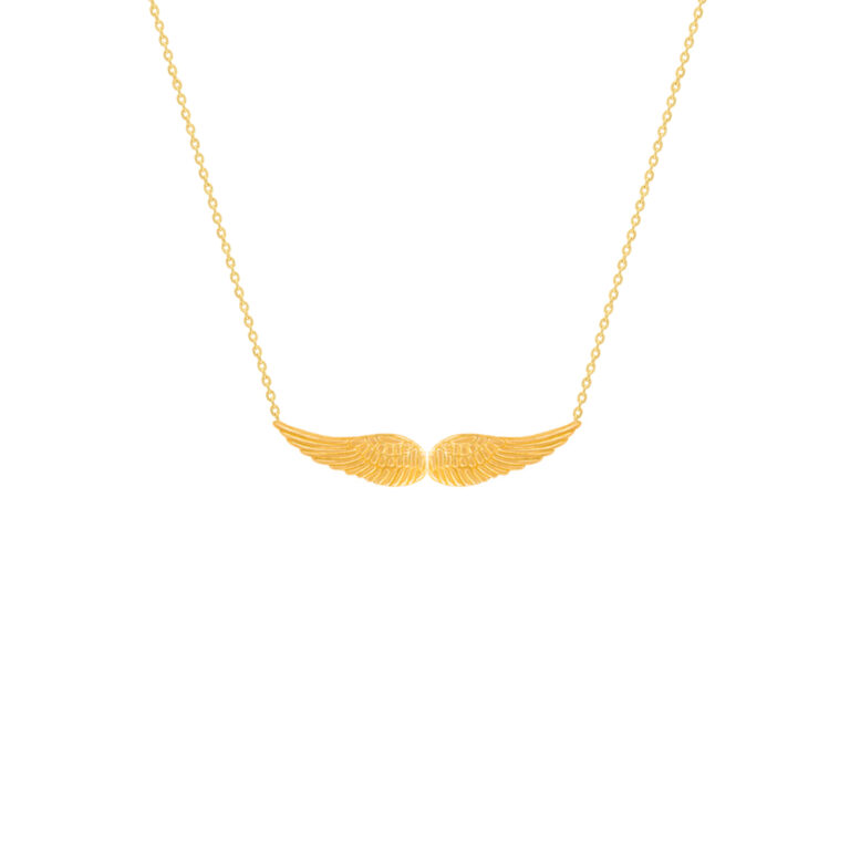 گردنبند طلا بال فرشته بزرگ