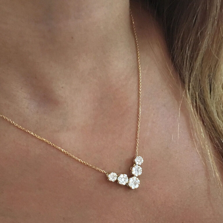 پرسته گردنبند طلا Flowers ۲