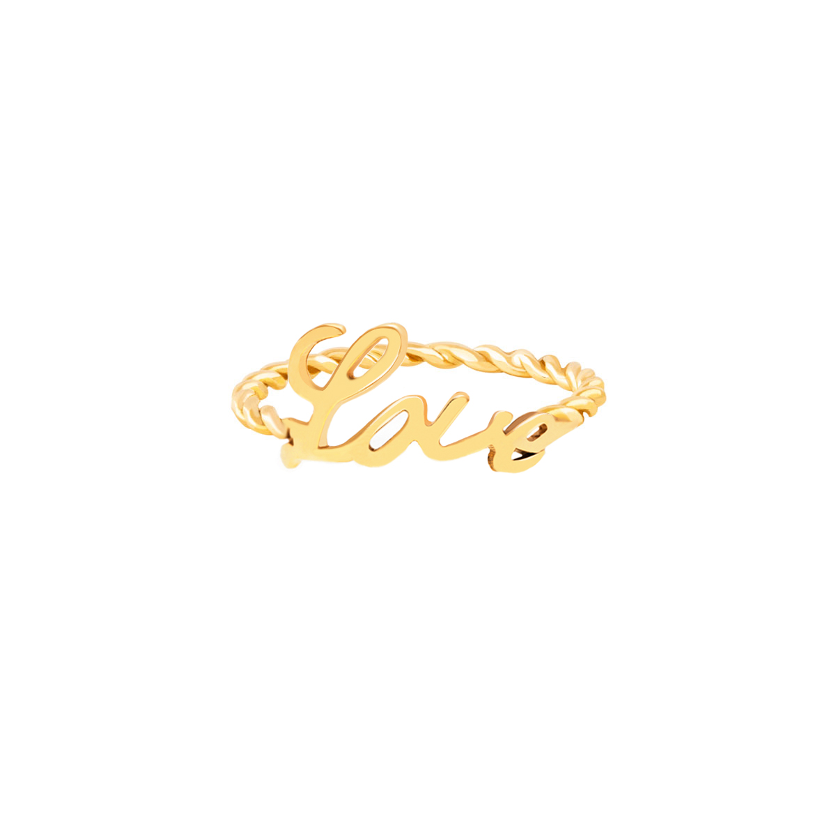 انگشتر طلا Love