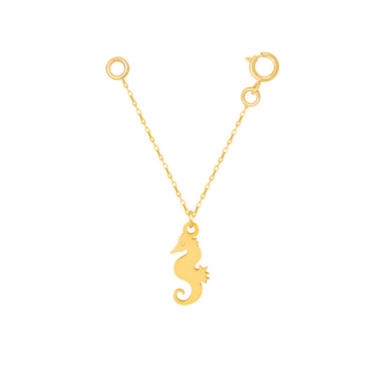 آویز ساعت طلا اسب دریایی