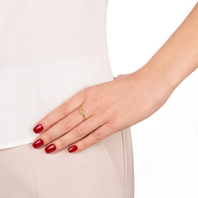 انگشتر طلا بال فرشته