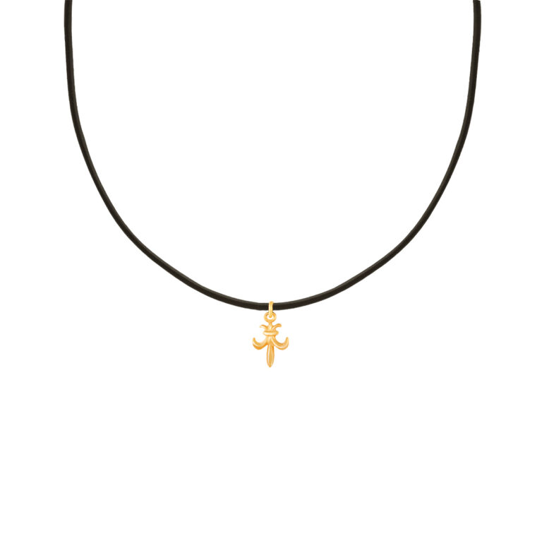 آویز ساعت طلا خنجر کوچک