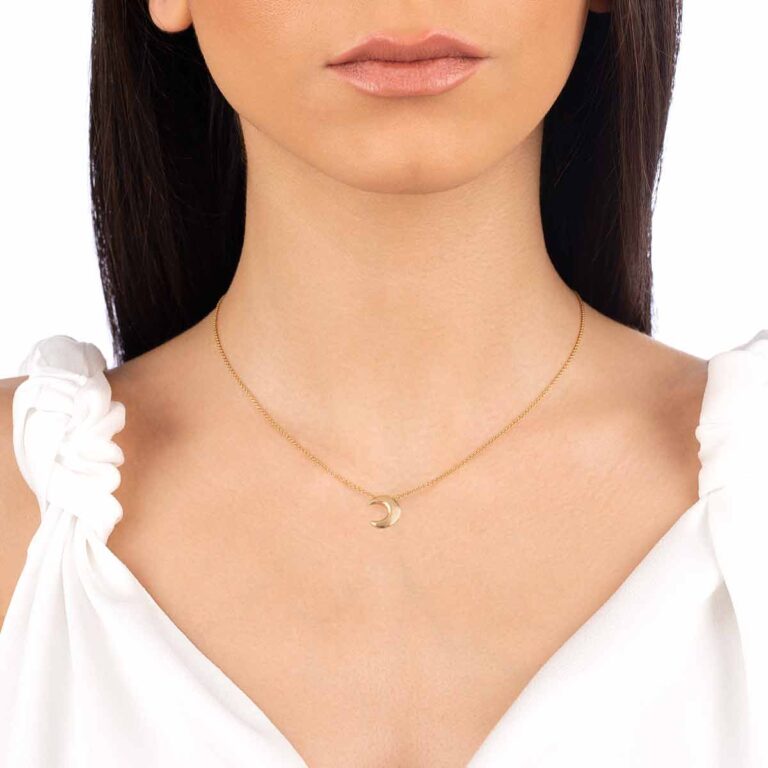 گردنبند طلا ماه