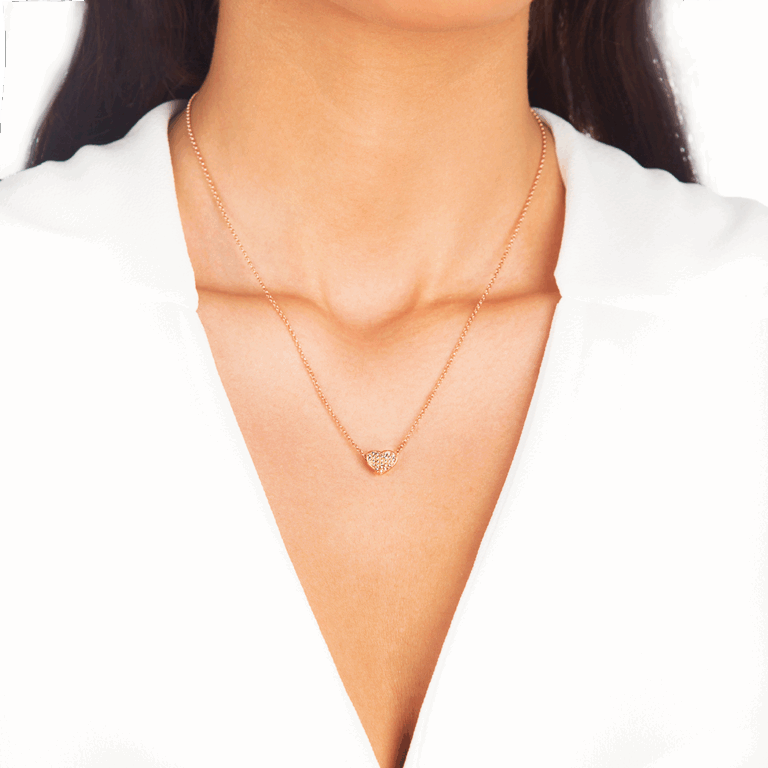 گردنبند طلا قلب