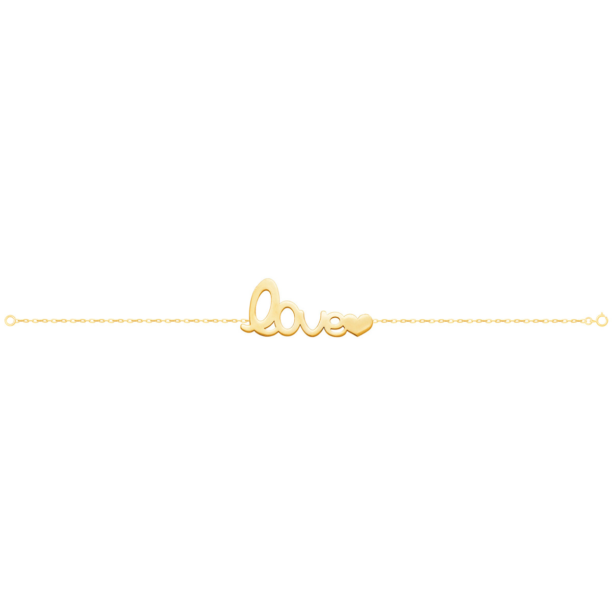دستبند طلا Love