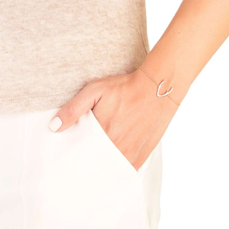 دستبند طلا شاخ گوزن - تصویر 2