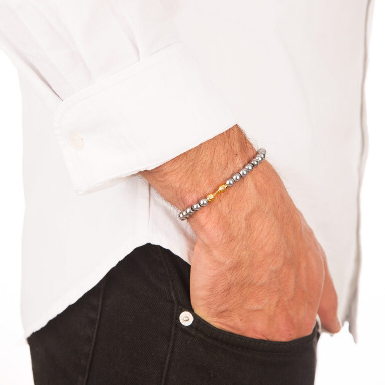 دستبند طلا دمبل