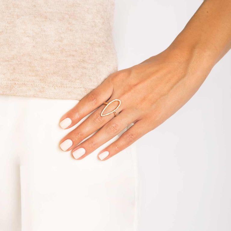 انگشتر طلا آکوا پرسته