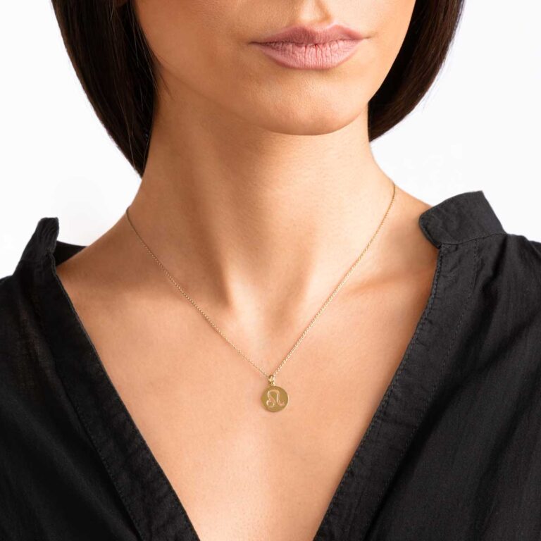 گردنبند طلا نماد ماه مرداد