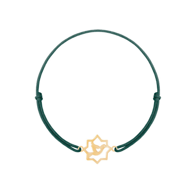 دستبند طلا کبوتر