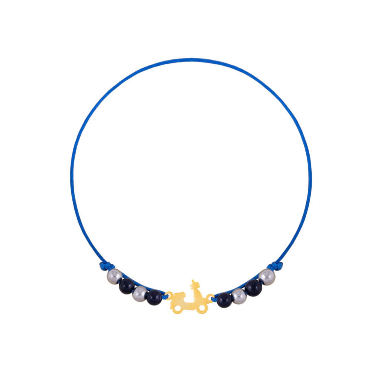 دستبند طلا بافت موتور(VESPA)