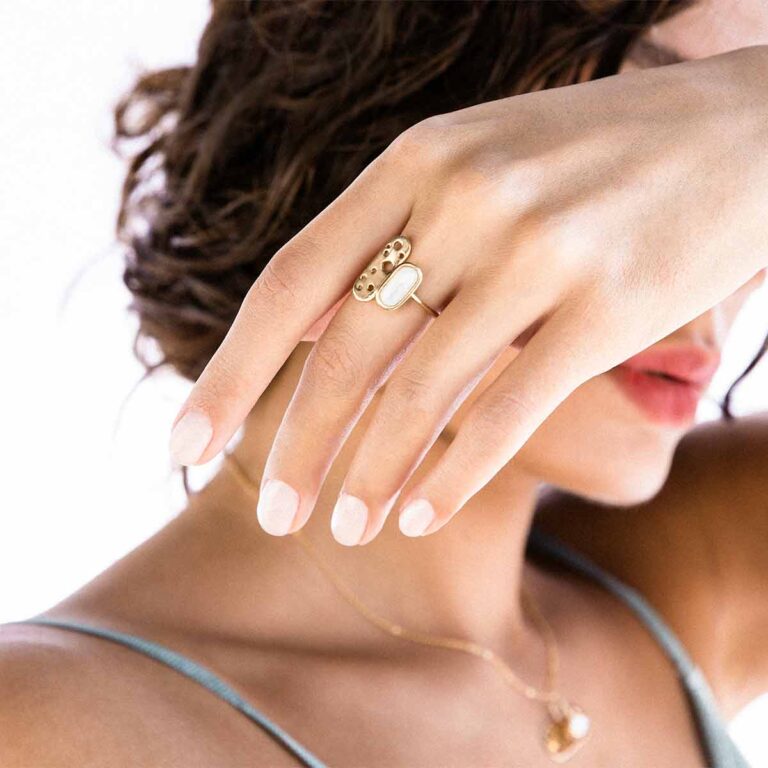 انگشتر طلا باران پرسته