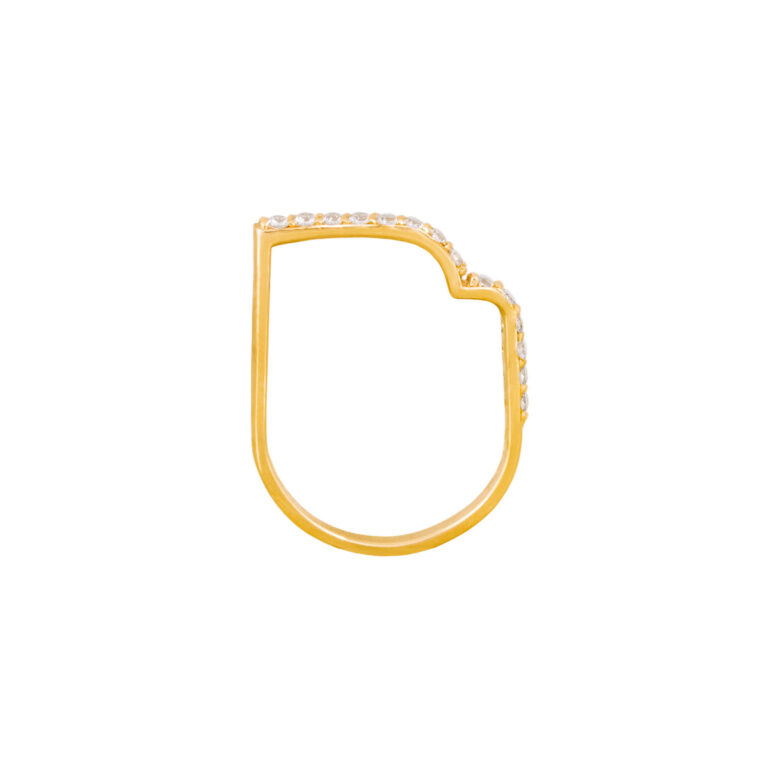 انگشتر طلا Butterfly پرسته