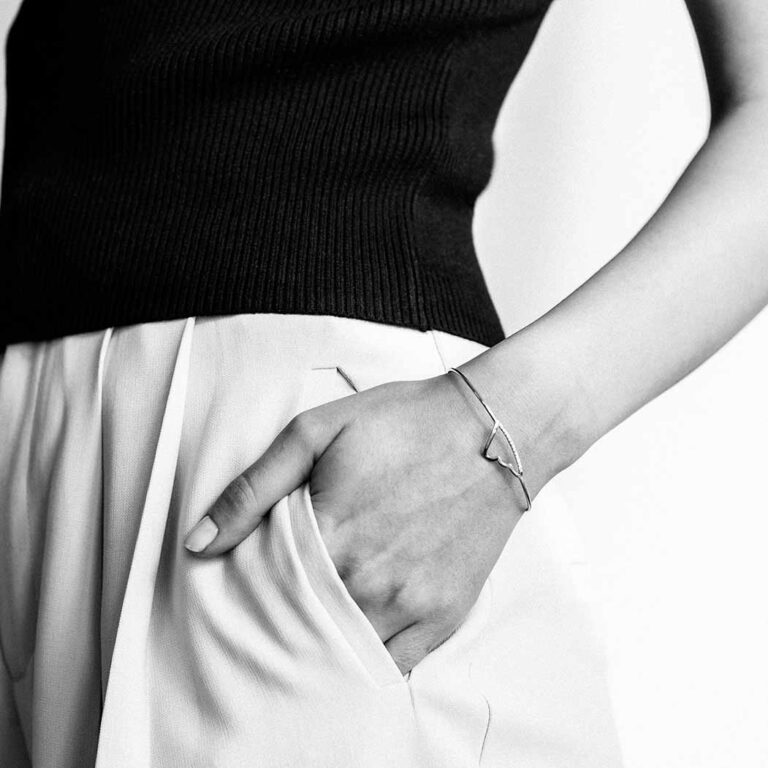 النگو طلا بال فرشته نگین دار پرسته