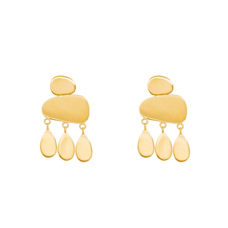 گوشواره طلا ابر و باران