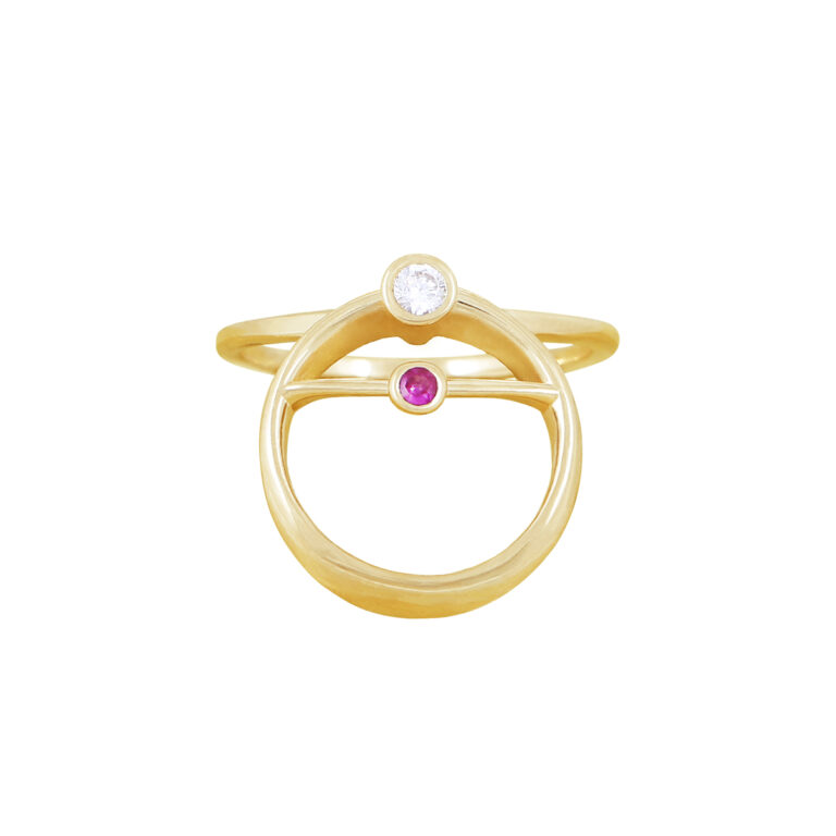 انگشتر طلا لینا