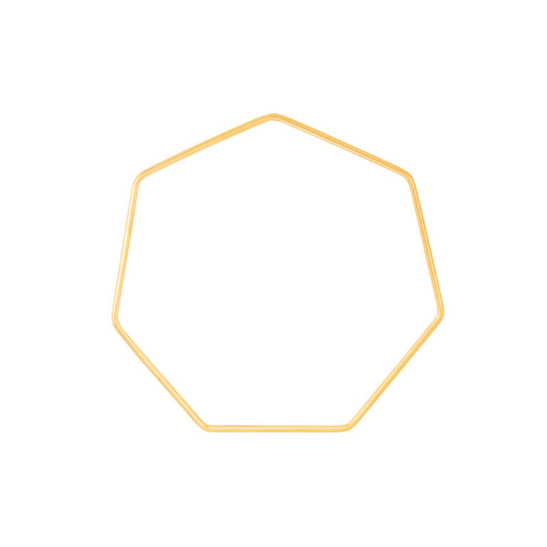 النگو طلا هفت ضلعی