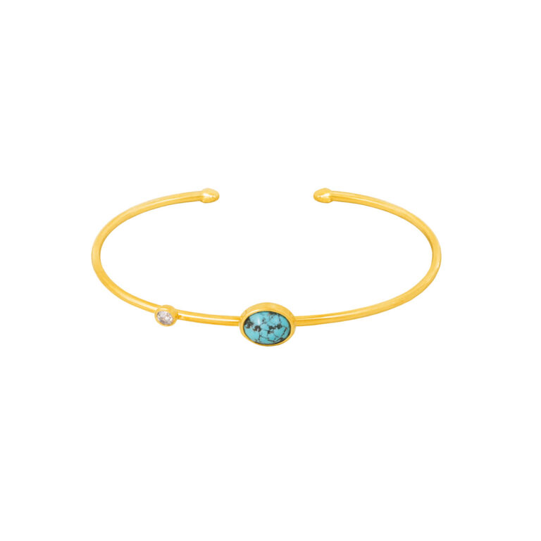 النگو طلا فیروزه و نگین |parasteh