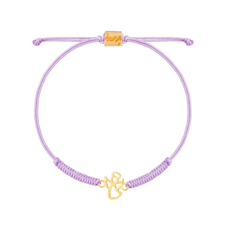 دستبند طلا بافت فرشته |parasteh