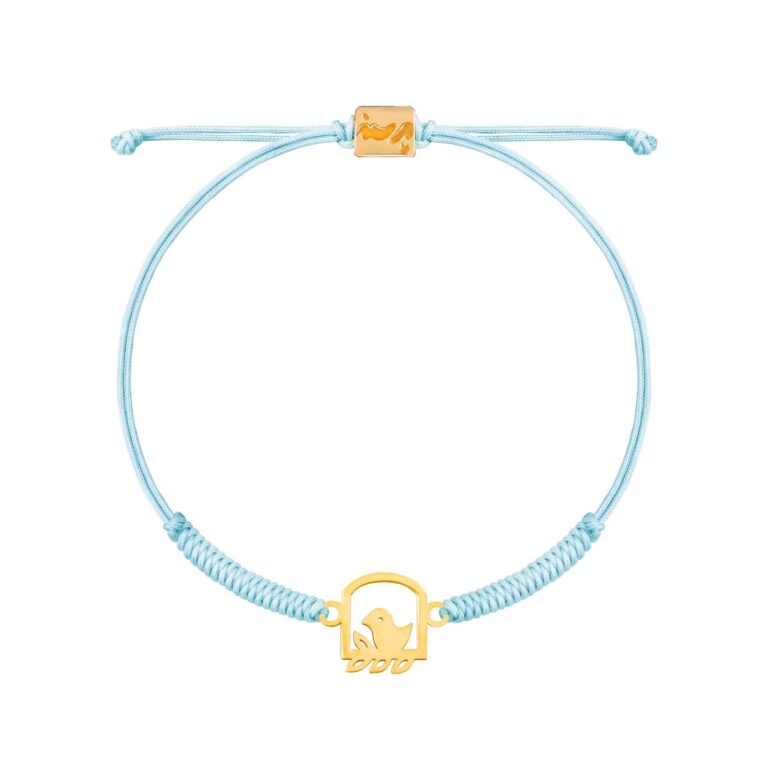 دستبند طلا بافت گنجشک |parasteh