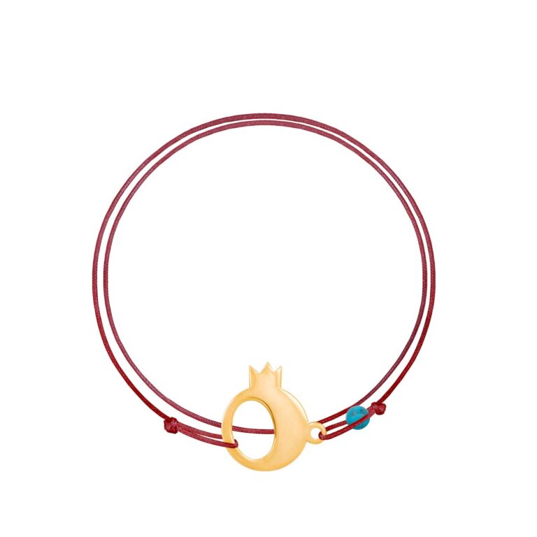 دستبند طلا انار تو خالی parasteh