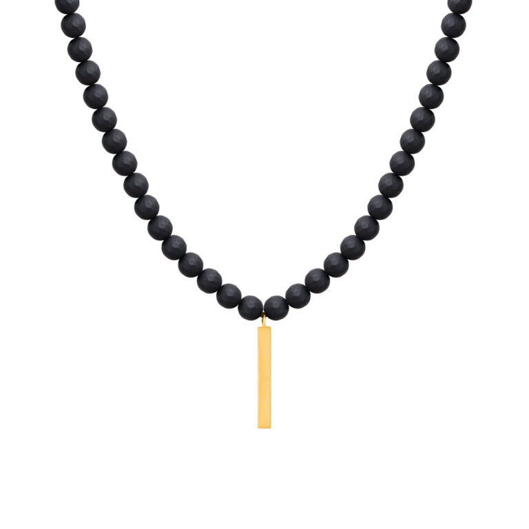 گردنبند طلا پلیت | parasteh