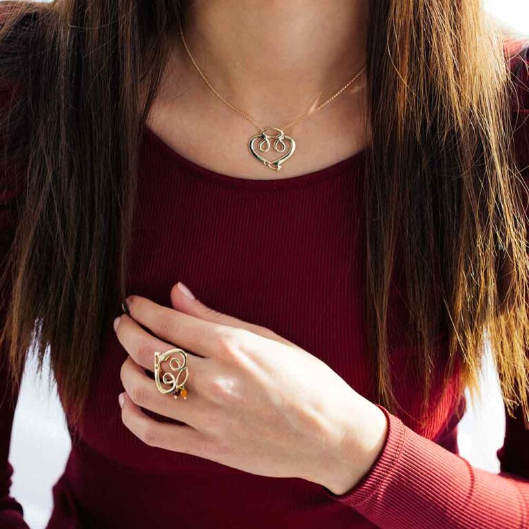 انگشتر طلا تاج محل پرسته