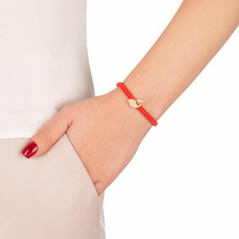 دستبند طلا بافت حرف ی