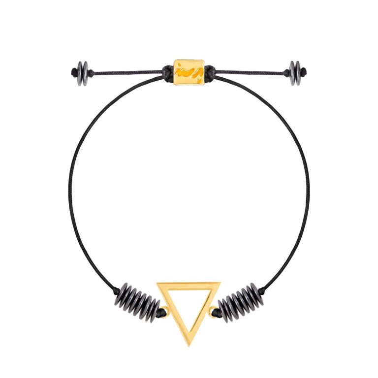 دستبند طلا عنصر آب متوسط |parasteh