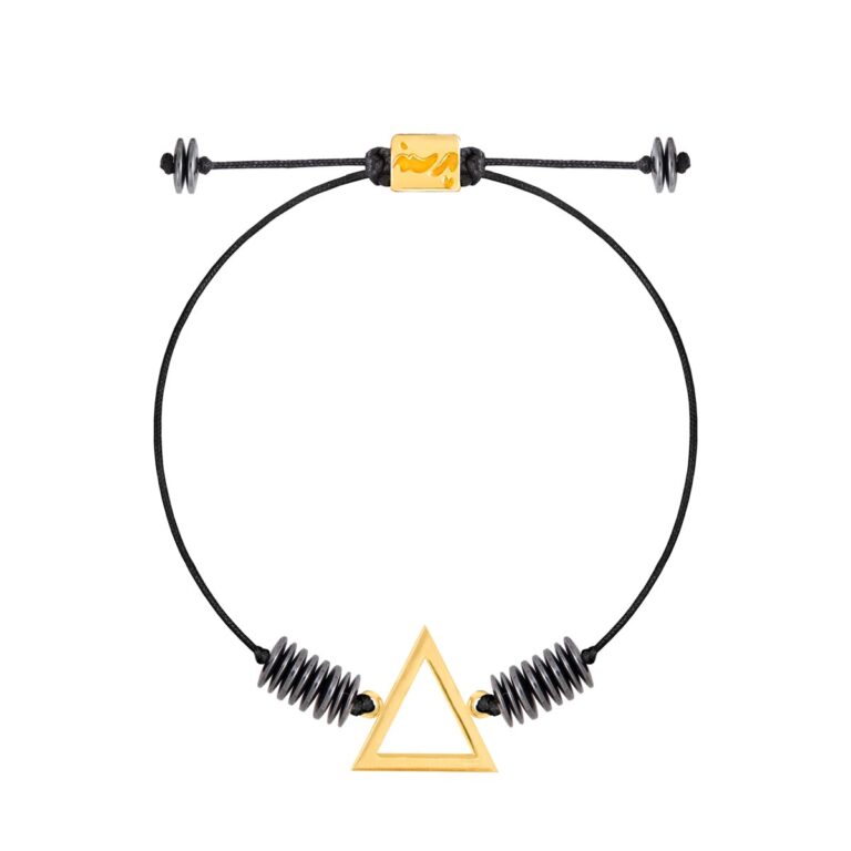 دستبند طلا عنصر آتش متوسط |parasteh