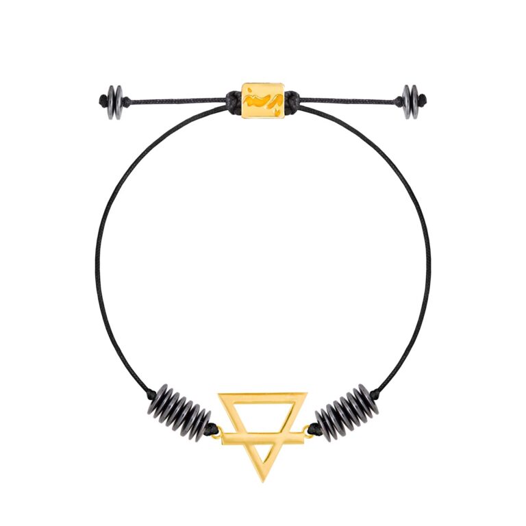 دستبند طلا عنصر خاک متوسط