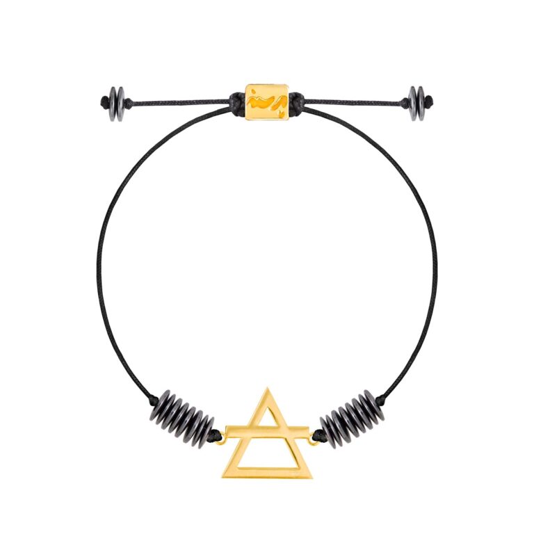 دستبند طلا عنصر باد متوسط