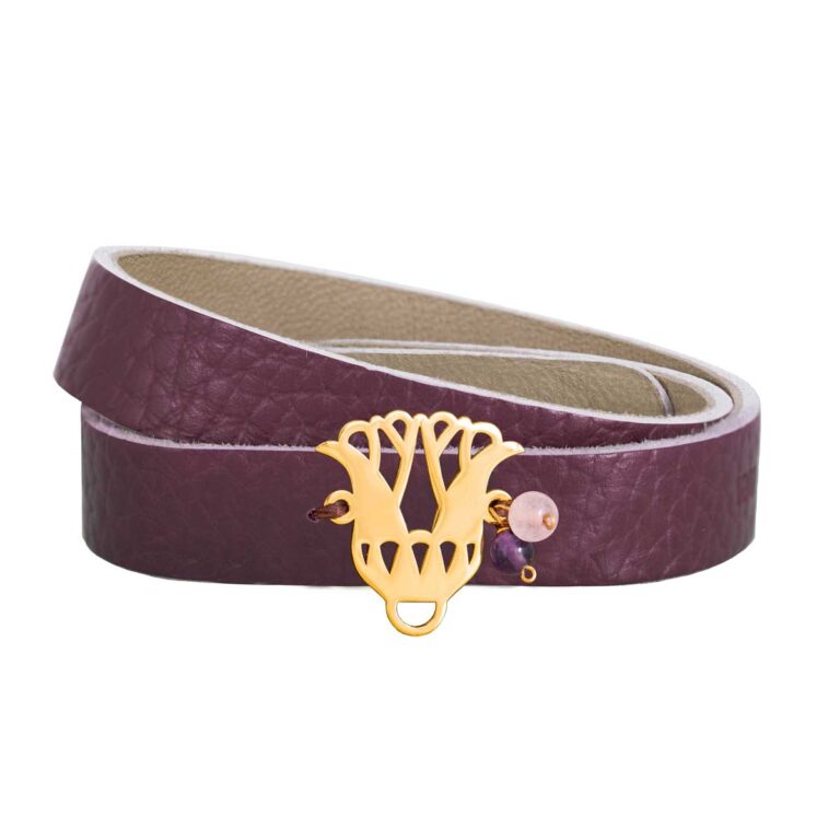 دستبند طلا گلنار پارسی|parasteh