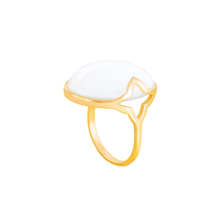 انگشتر طلا صدف|parasteh